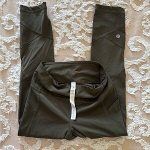 lululemon athletica Dark Green Leggings